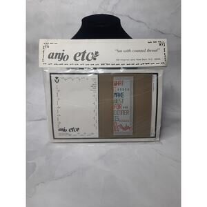 Anjo Etc Cross Stitch Kit What I Make Best For Dinner Is Reservations Magnet